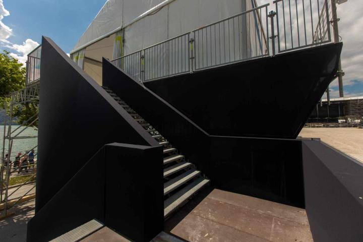 Habillage de tribunes et gradins Lyon